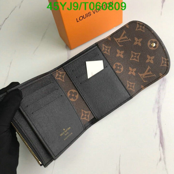 LV Bags-(4A)-Wallet-,Code: T060809,$ 59USD