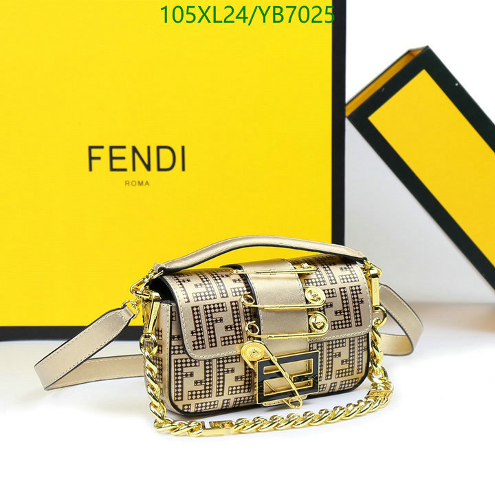 Fendi Bag-(4A)-Baguette- Code: YB7025 $ 137USD