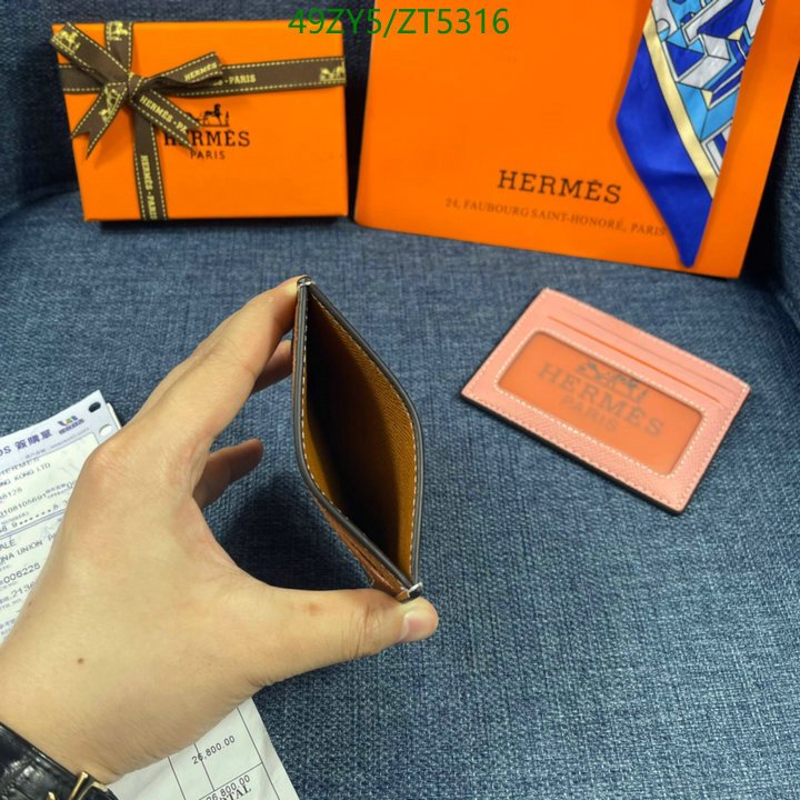 Hermes Bag-(4A)-Wallet-,Code: ZT5316,$ 64USD
