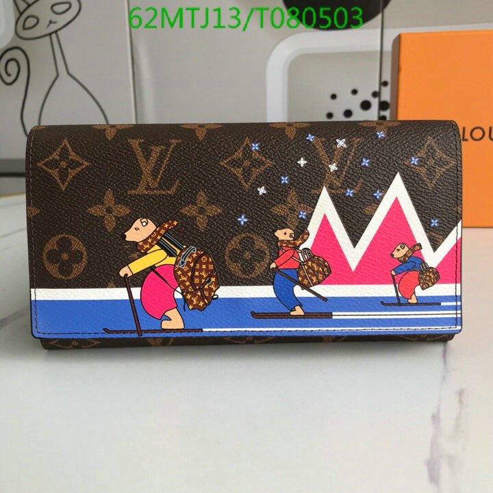 LV Bags-(4A)-Wallet-,Code: T080503,$ 81USD