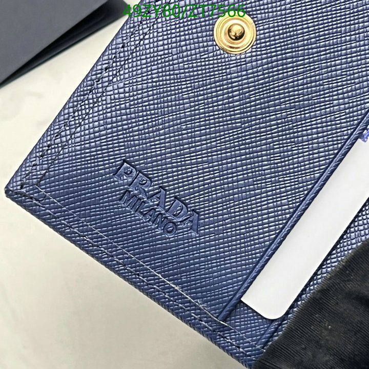 Prada Bag-(4A)-Wallet- Code: ZT7566 $ 64USD