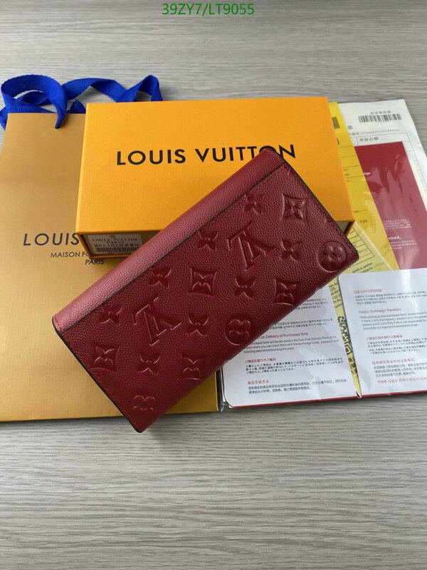LV Bags-(4A)-Wallet-,Code: LT9055,$ 51USD