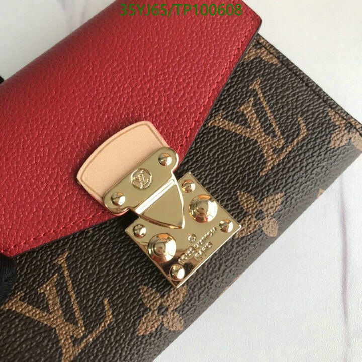 LV Bags-(4A)-Wallet-,Code: TP100608,$ 46USD