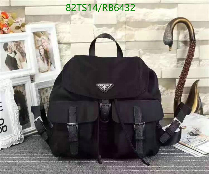 Prada Bag-(4A)-Backpack- Code: RB6432 $ 107USD