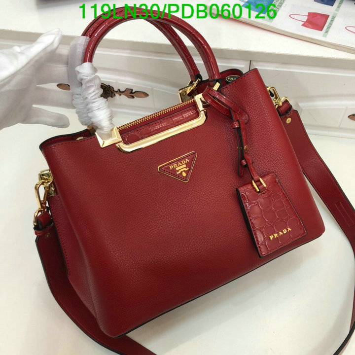 Prada Bag-(4A)-Handbag-,Code:PDB060126,$ 155USD