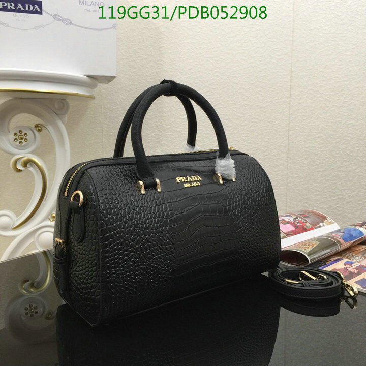Prada Bag-(4A)-Handbag-,Code: PDB052908,$ 155USD