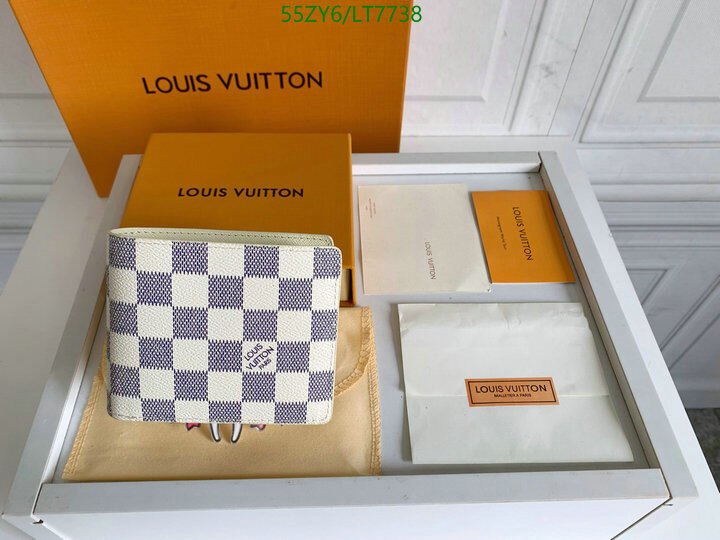 LV Bags-(4A)-Wallet-,Code: LT7738,$ 72USD