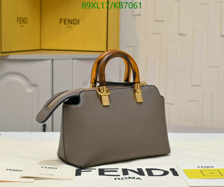 Fendi Bag-(4A)-Boston- Code: KB7061 $ 116USD