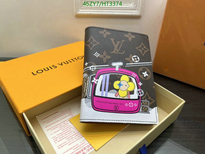 LV Bags-(4A)-Wallet-,Code: HT3374,$ 59USD