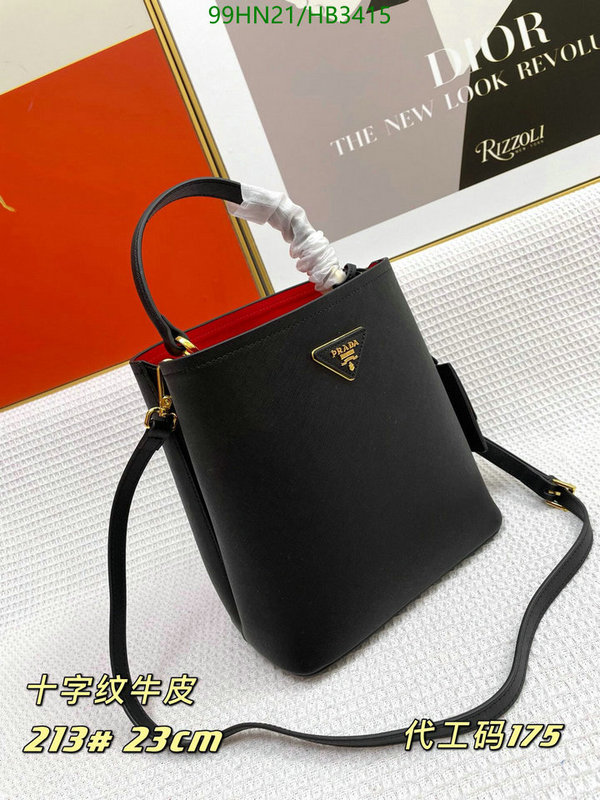 Prada Bag-(4A)-Bucket Bag- Code: HB3415 $ 129USD