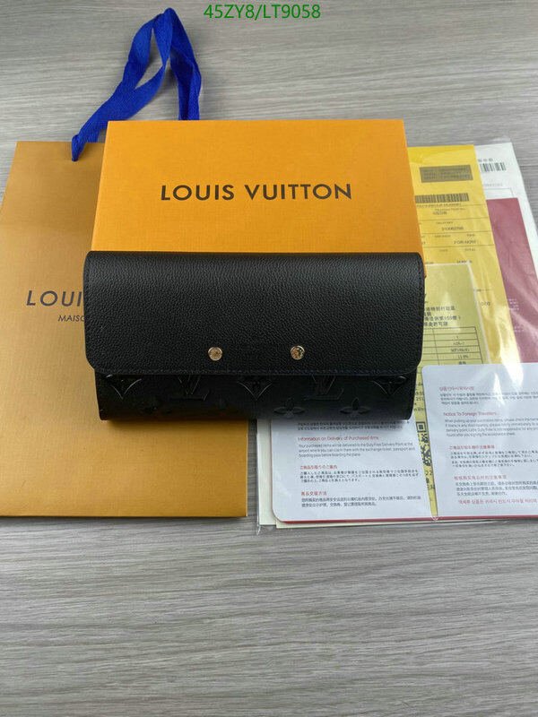LV Bags-(4A)-Wallet-,Code: LT9058,$ 59USD