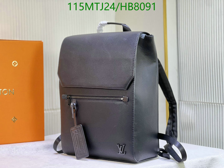 LV Bags-(4A)-Backpack-,Code: HB8091,$ 150USD