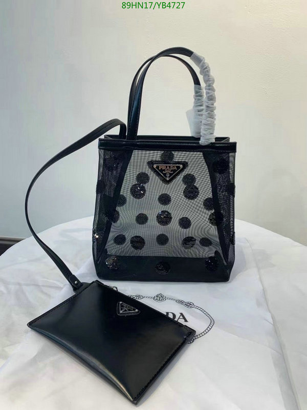 Prada Bag-(4A)-Handbag-,Code: YB4727,$ 116USD