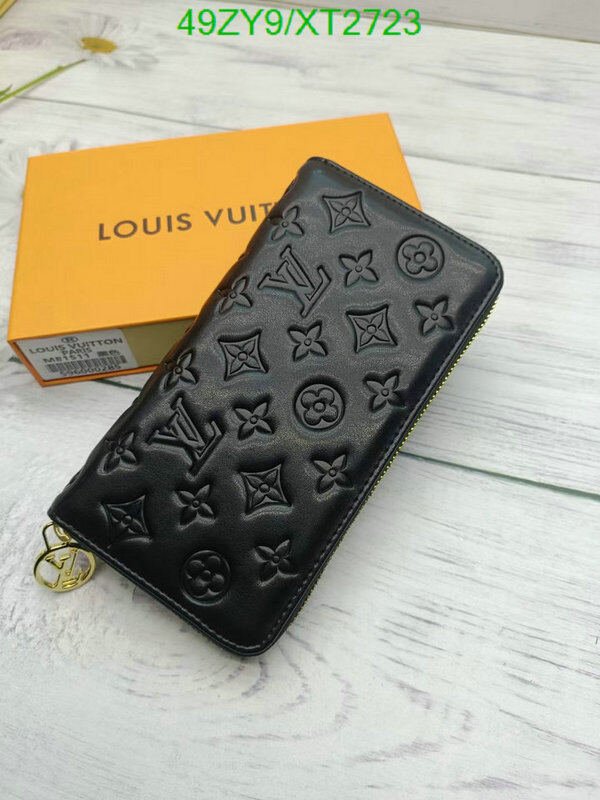 LV Bags-(4A)-Wallet-,Code: XT2723,$ 64USD
