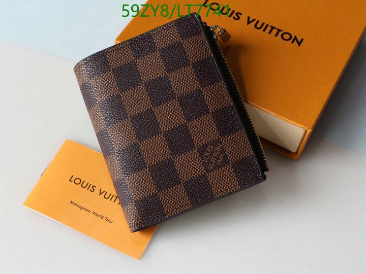 LV Bags-(4A)-Wallet-,Code: LT7741,$ 77USD