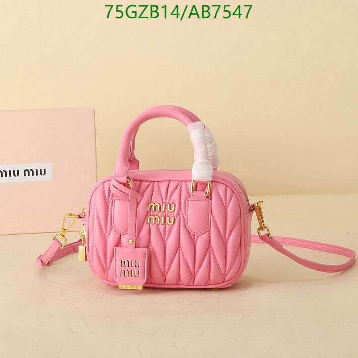 Miu Miu Bag-(4A)-Crossbody- Code: AB7547 $ 98USD