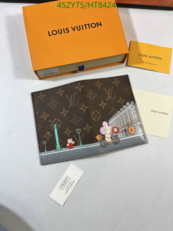 LV Bags-(4A)-Wallet-,Code: HT8424,$ 59USD