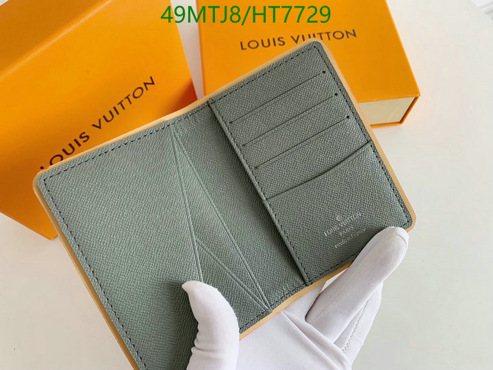 LV Bags-(4A)-Wallet-,Code: HT7729,$ 64USD