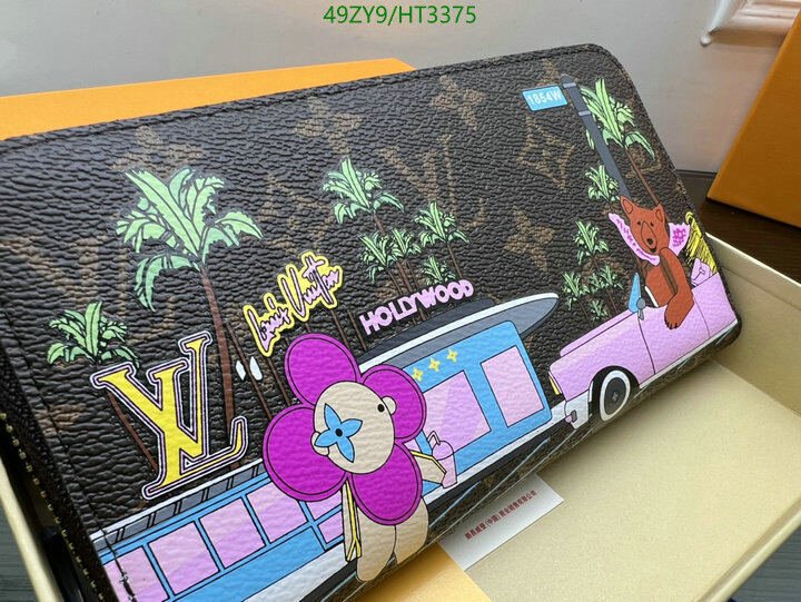 LV Bags-(4A)-Wallet-,Code: HT3375,$ 64USD