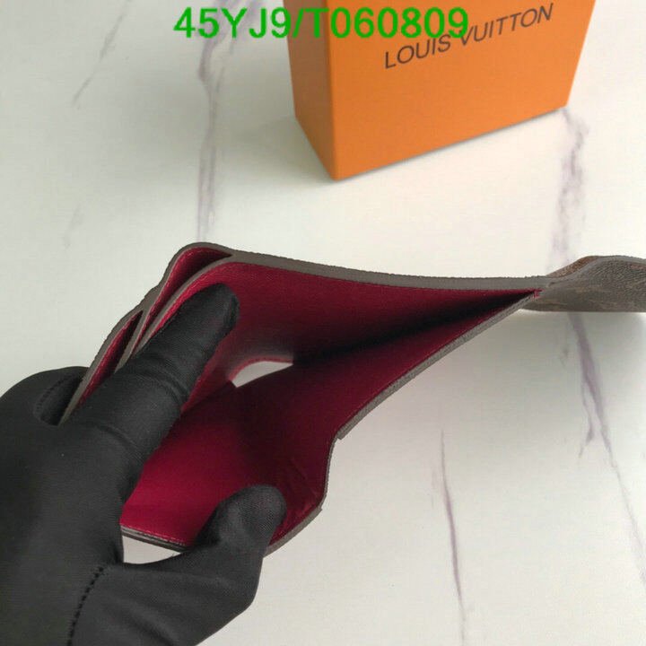 LV Bags-(4A)-Wallet-,Code: T060809,$ 59USD