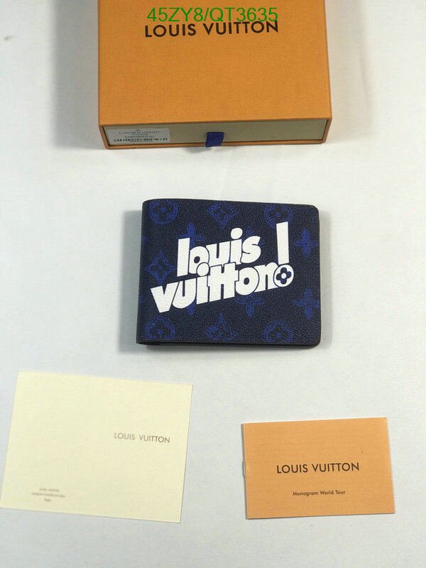 LV Bag-(4A)-Wallet- Code: QT3635 $ 59USD