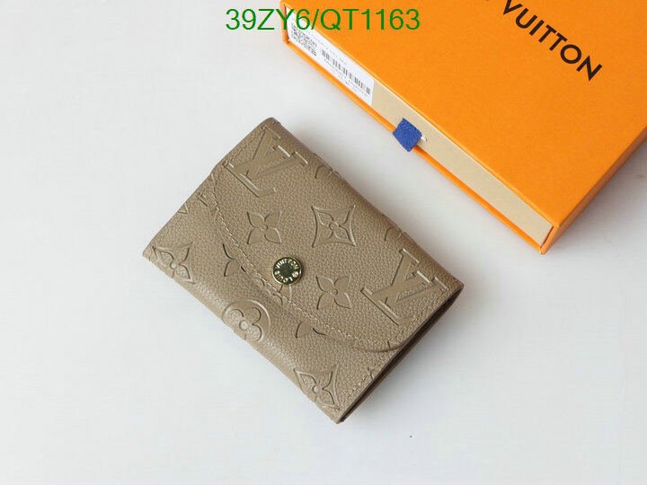 LV Bag-(4A)-Wallet- Code: QT1163 $ 51USD
