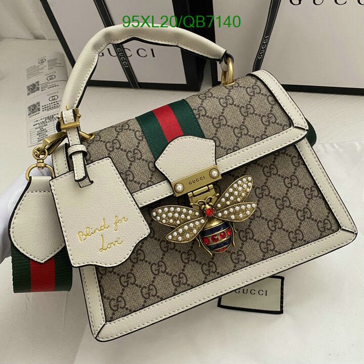 Gucci Bag-(4A)-Diagonal- Code: QB7140 $ 124USD