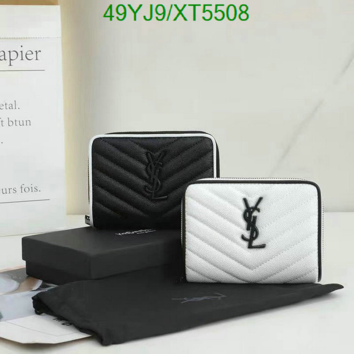 YSL Bag-(4A)-Wallet-,Code: XT5508,$ 64USD