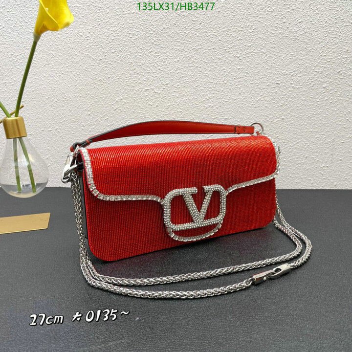 Valentino Bag-(4A)-LOC-V Logo ,Code: HB3477,$ 176USD