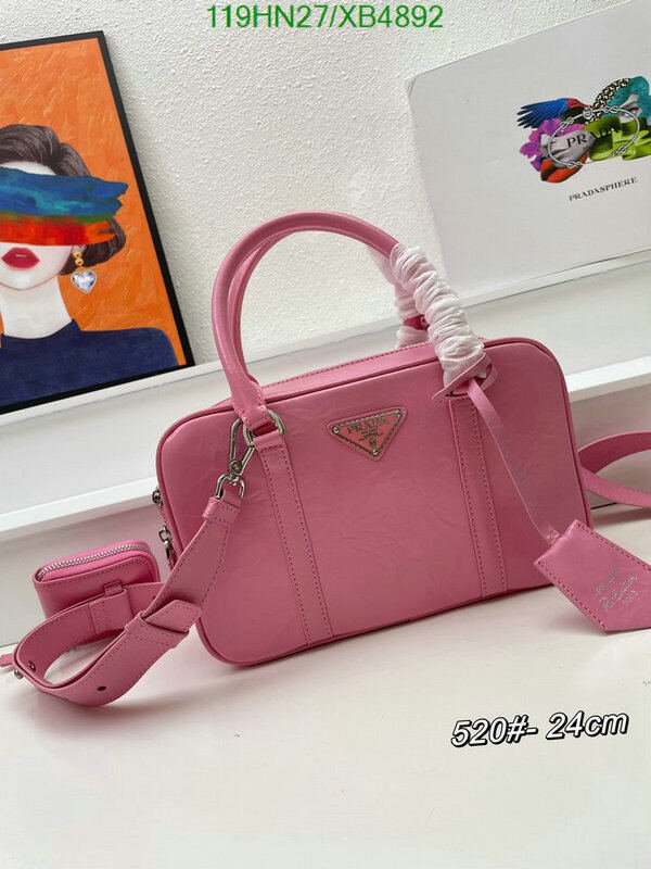 Prada Bag-(4A)-Handbag- Code: XB4892 $ 155USD