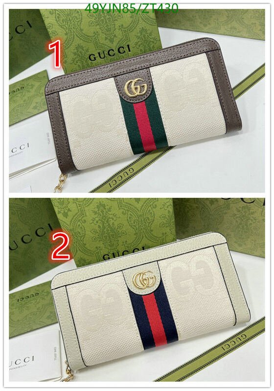 Gucci Bag-(4A)-Wallet-,Code: ZT430,$ 64USD