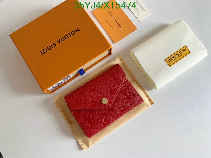 LV Bags-(4A)-Wallet-,Code: XT5474,$ 46USD