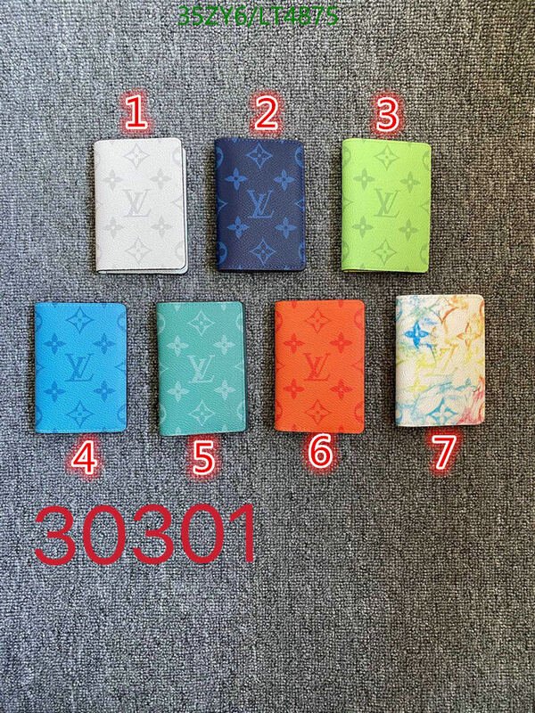 LV Bags-(4A)-Wallet-,Code: LT4875,$ 46USD