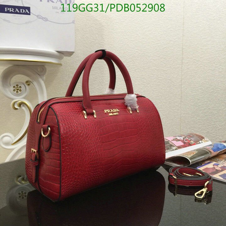 Prada Bag-(4A)-Handbag-,Code: PDB052908,$ 155USD