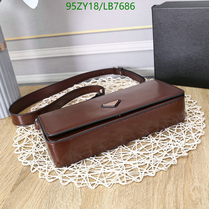 Prada Bag-(4A)-Diagonal- Code: LB7686 $ 124USD