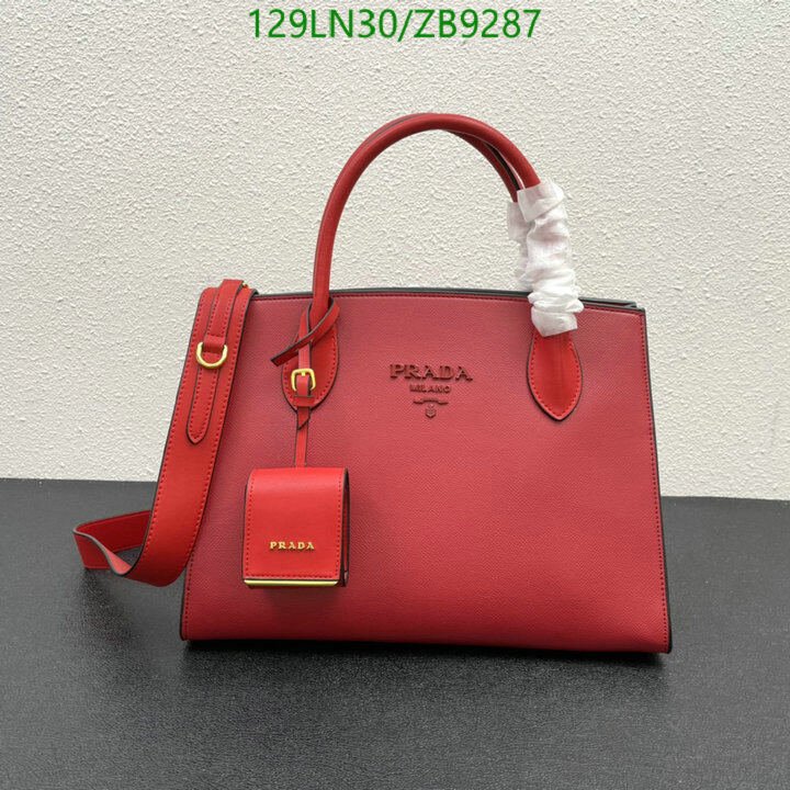 Prada Bag-(4A)-Handbag-,Code: ZB9287,$ 168USD