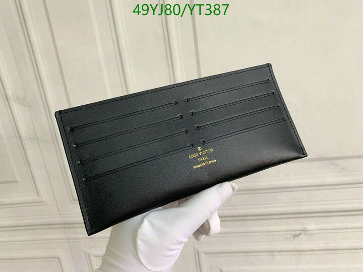 LV Bags-(4A)-Wallet-,Code: YT387,$ 64USD