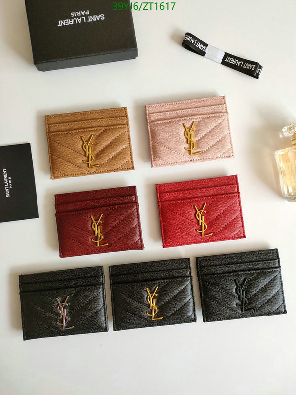 YSL Bag-(4A)-Wallet-,Code: ZT1617,$ 51USD