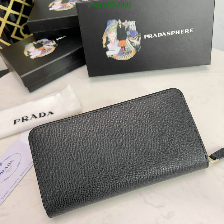Prada Bag-(4A)-Wallet-,Code: ZT2805,$ 64USD