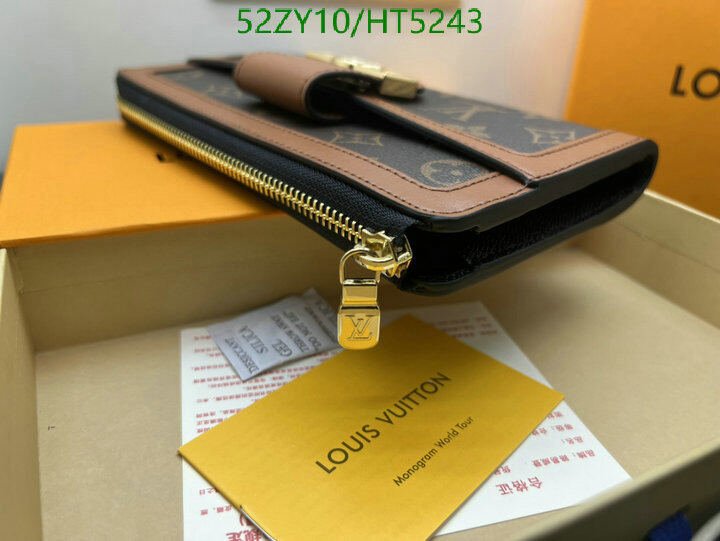 LV Bags-(4A)-Wallet-,Code: HT5243,$ 68USD