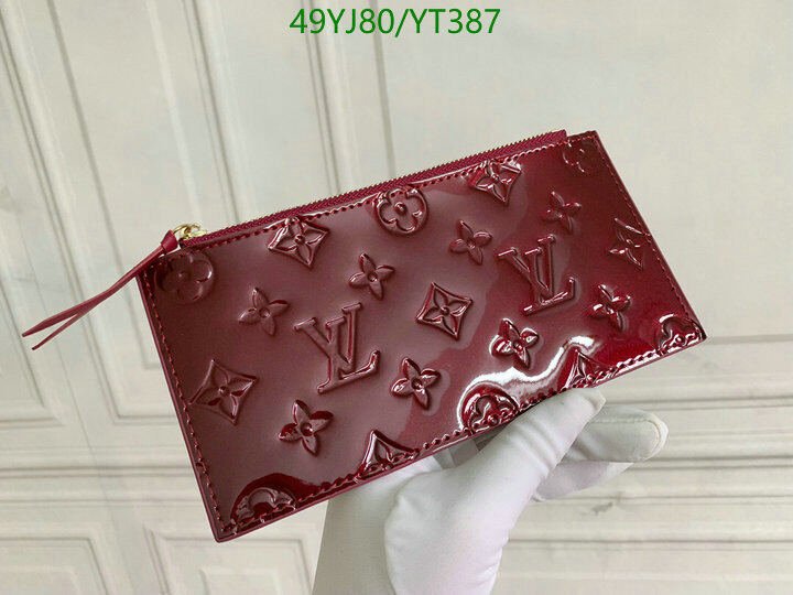 LV Bags-(4A)-Wallet-,Code: YT387,$ 64USD