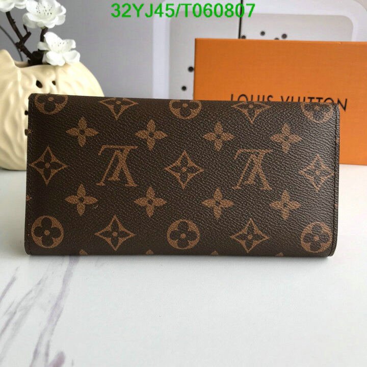 LV Bags-(4A)-Wallet-,Code: T060807,$ 42USD