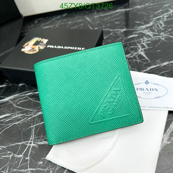 Prada Bag-(4A)-Wallet- Code: QT3726 $ 59USD