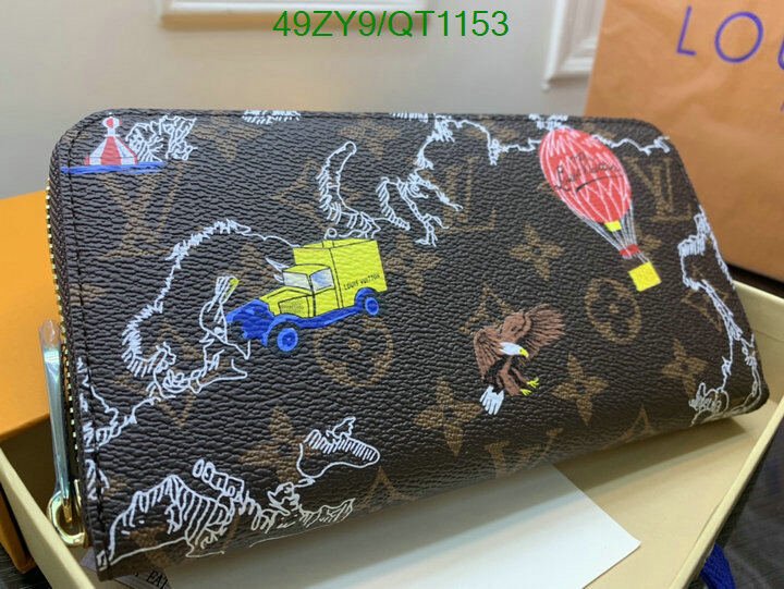 LV Bag-(4A)-Wallet- Code: QT1153 $ 64USD