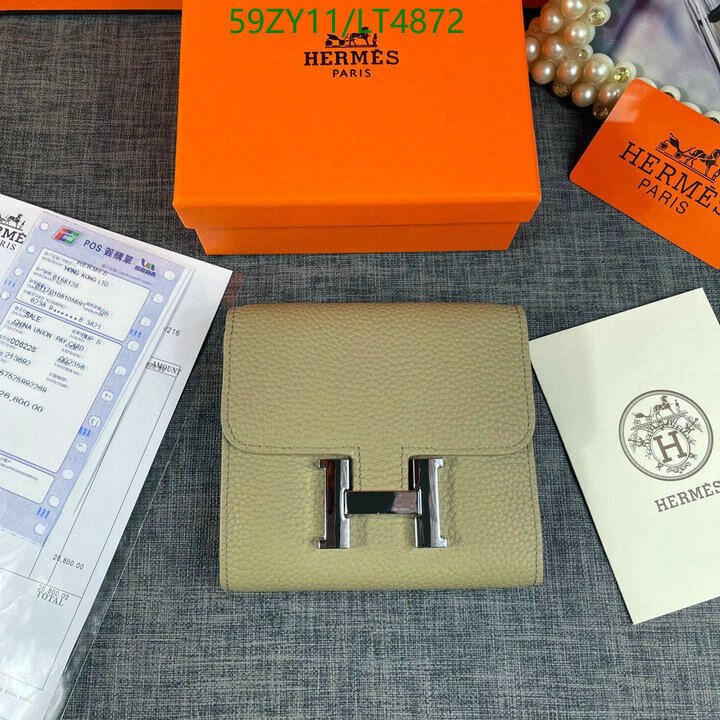 Hermes Bag-(4A)-Wallet-,Code: LT4872,$ 77USD