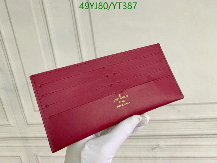 LV Bags-(4A)-Wallet-,Code: YT387,$ 64USD