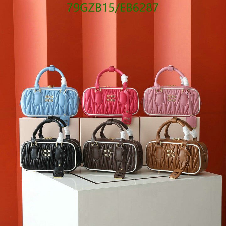 Miu Miu Bag-(4A)-Crossbody- Code: EB6287 $ 103USD