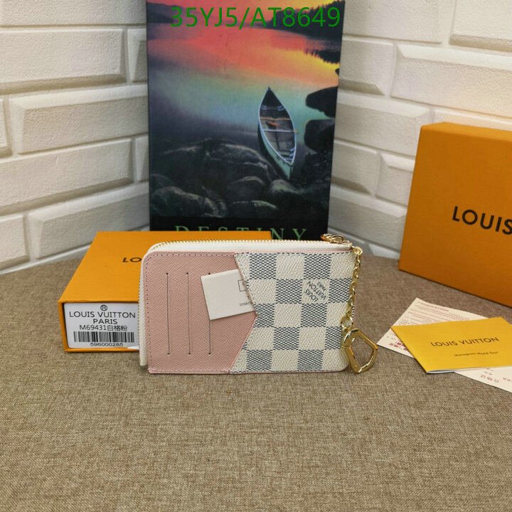 LV Bag-(4A)-Wallet- Code: AT8649 $ 46USD