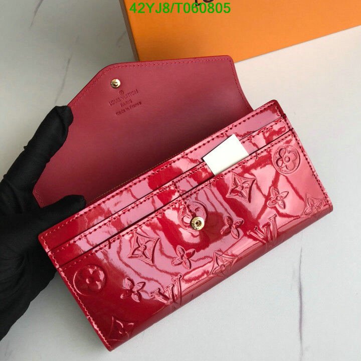 LV Bags-(4A)-Wallet-,Code: T060805,$ 55USD