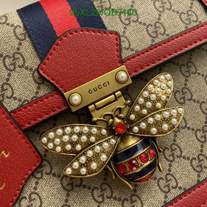 Gucci Bag-(4A)-Diagonal- Code: QB7140 $ 124USD